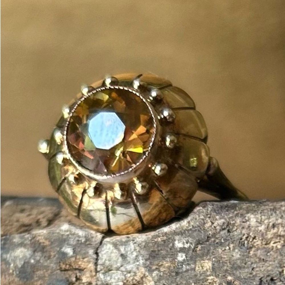 Antique/Vintage 14k Citrine Ring